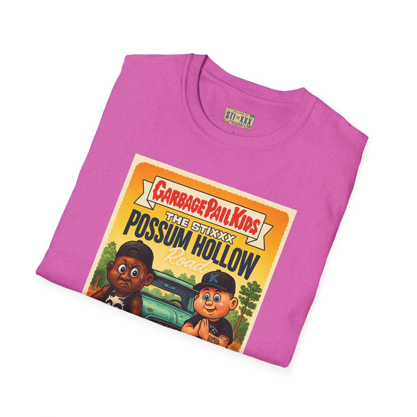 Garbage Pail Kids Possum Hollow Unisex Softstyle T-Shirt