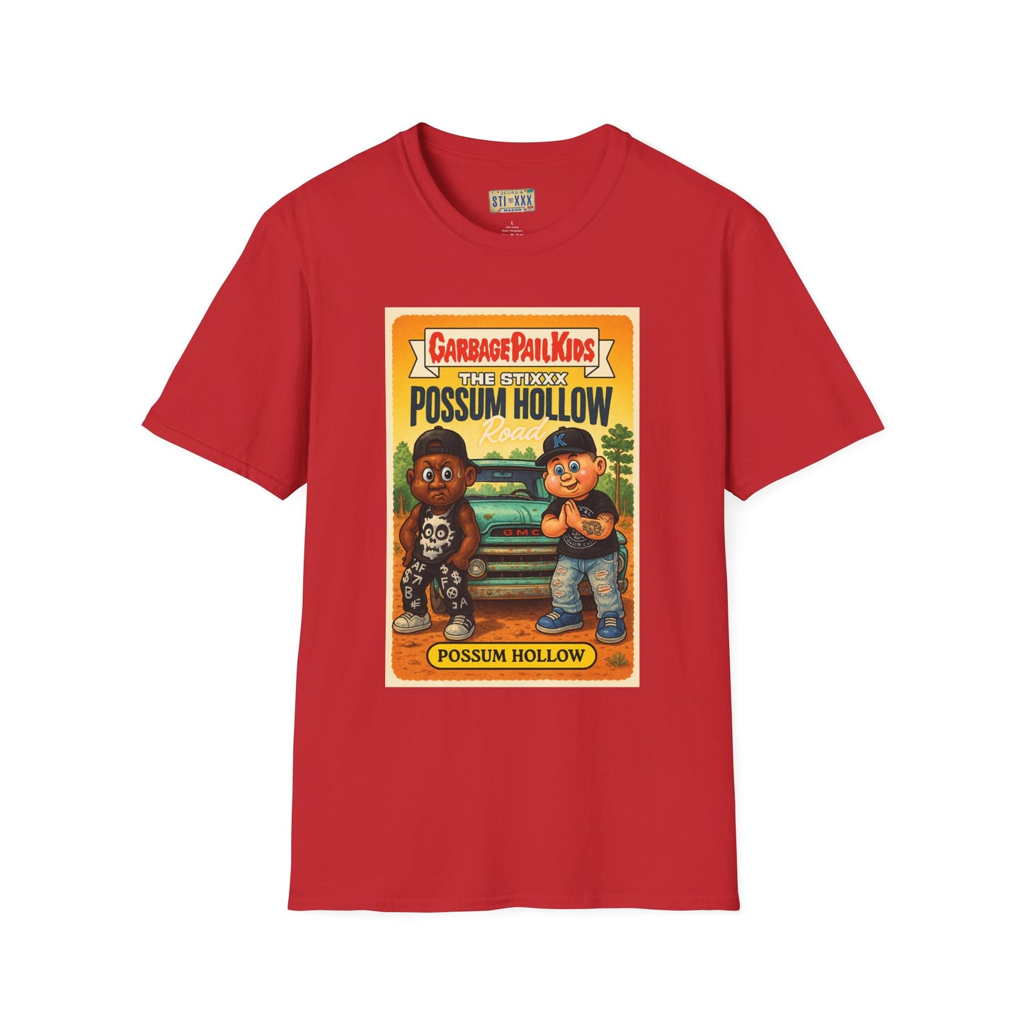 Garbage Pail Kids Possum Hollow Unisex Softstyle T-Shirt