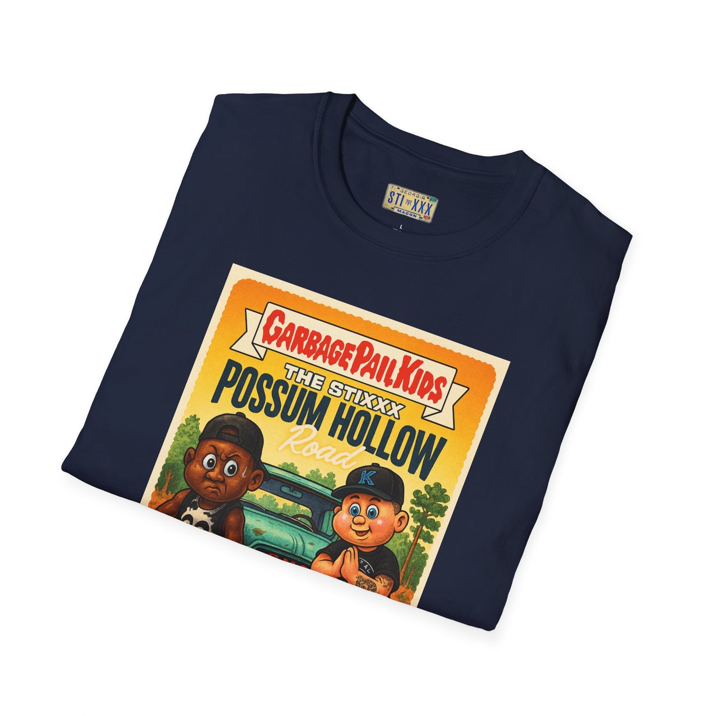 Garbage Pail Kids Possum Hollow Unisex Softstyle T-Shirt