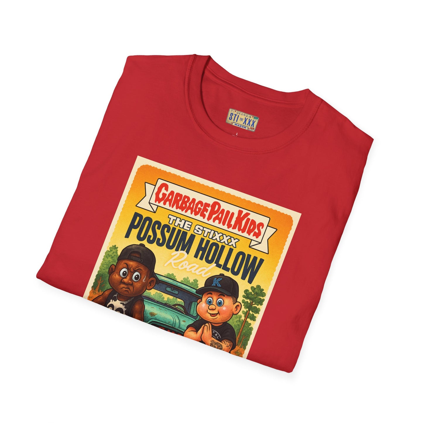 Garbage Pail Kids Possum Hollow Unisex Softstyle T-Shirt