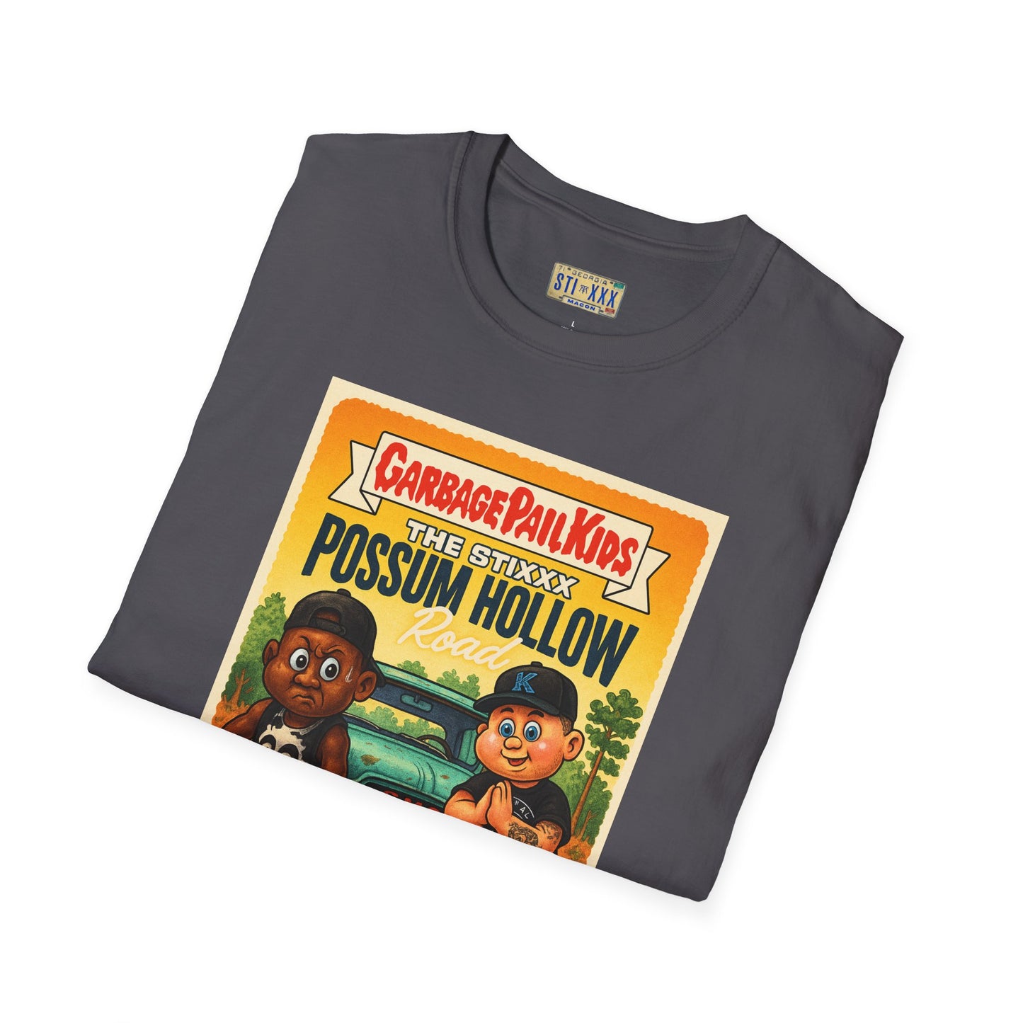 Garbage Pail Kids Possum Hollow Unisex Softstyle T-Shirt