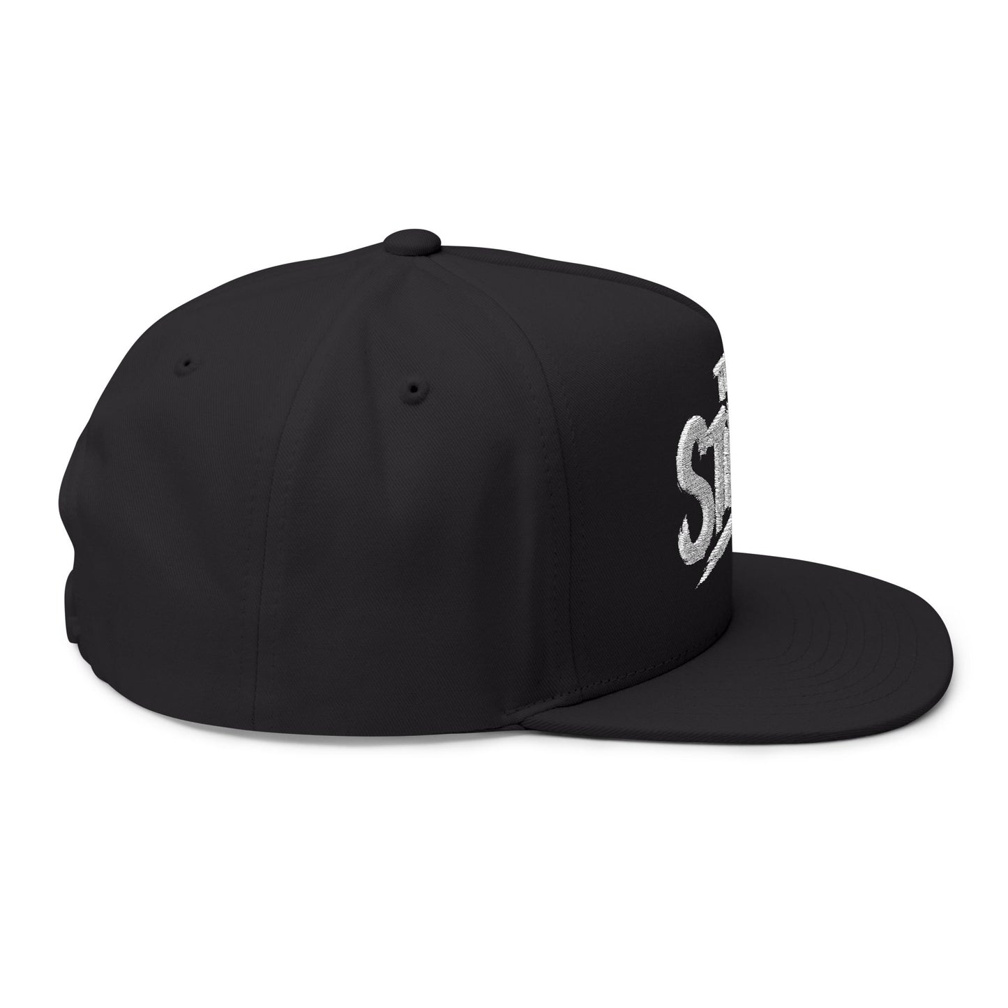 Stylish Embroidered Flat Bill Cap for Trendy Looks, Custom Headwear, Fashion Accessory, Gift for Him, Birthday Cap