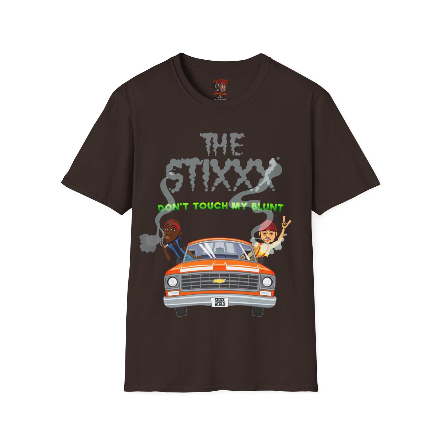 The Stixxx Up In Smoke Unisex Softstyle T-Shirt