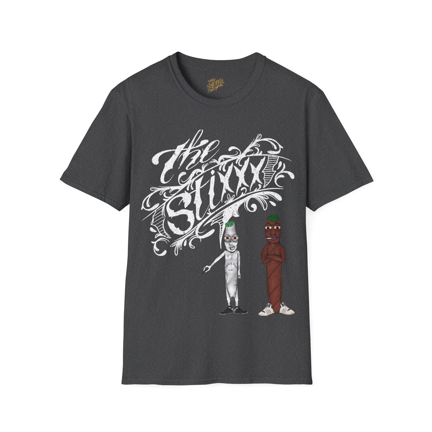 The Stixxx Blunt and Joint Unisex Heavy Cotton Tee