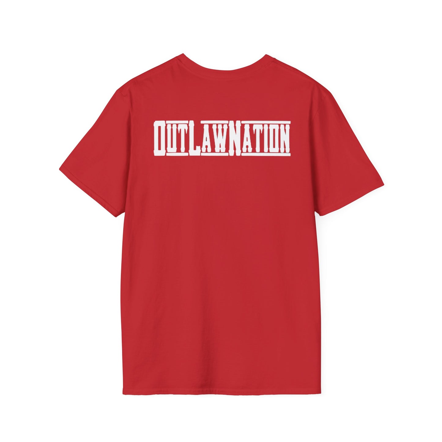 Outlaw Nation Stixxx Tag Unisex Softstyle T-Shit