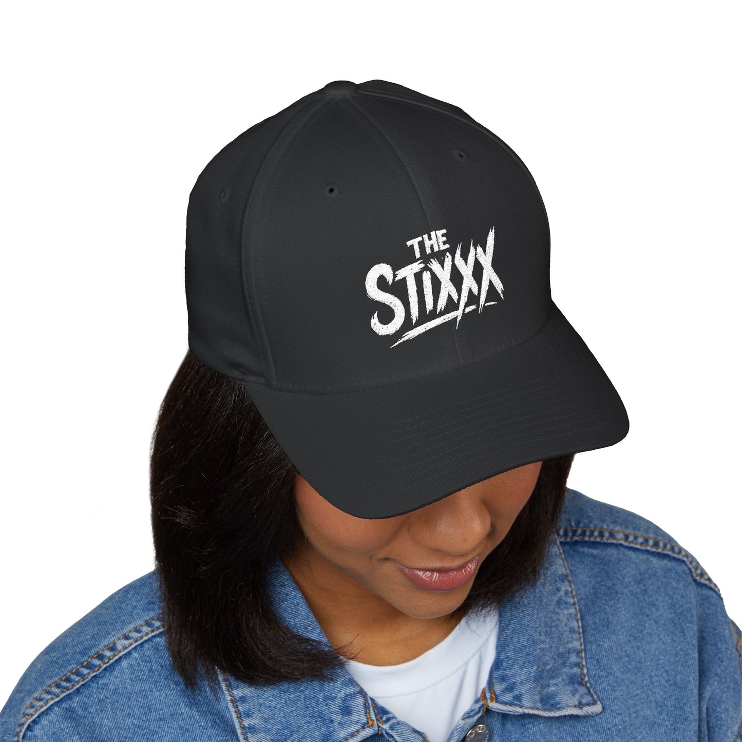 The Stixxx Flexfit Stylish Embroidered Cap for Unique Expression, Adjustable Hat, Trendy Headwear, Casual Fashion Accessory, Gift for Him/Her, Everyday Wear