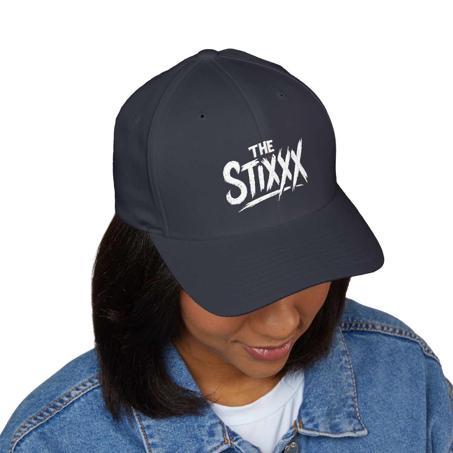 The Stixxx Flexfit Stylish Embroidered Cap for Unique Expression, Adjustable Hat, Trendy Headwear, Casual Fashion Accessory, Gift for Him/Her, Everyday Wear