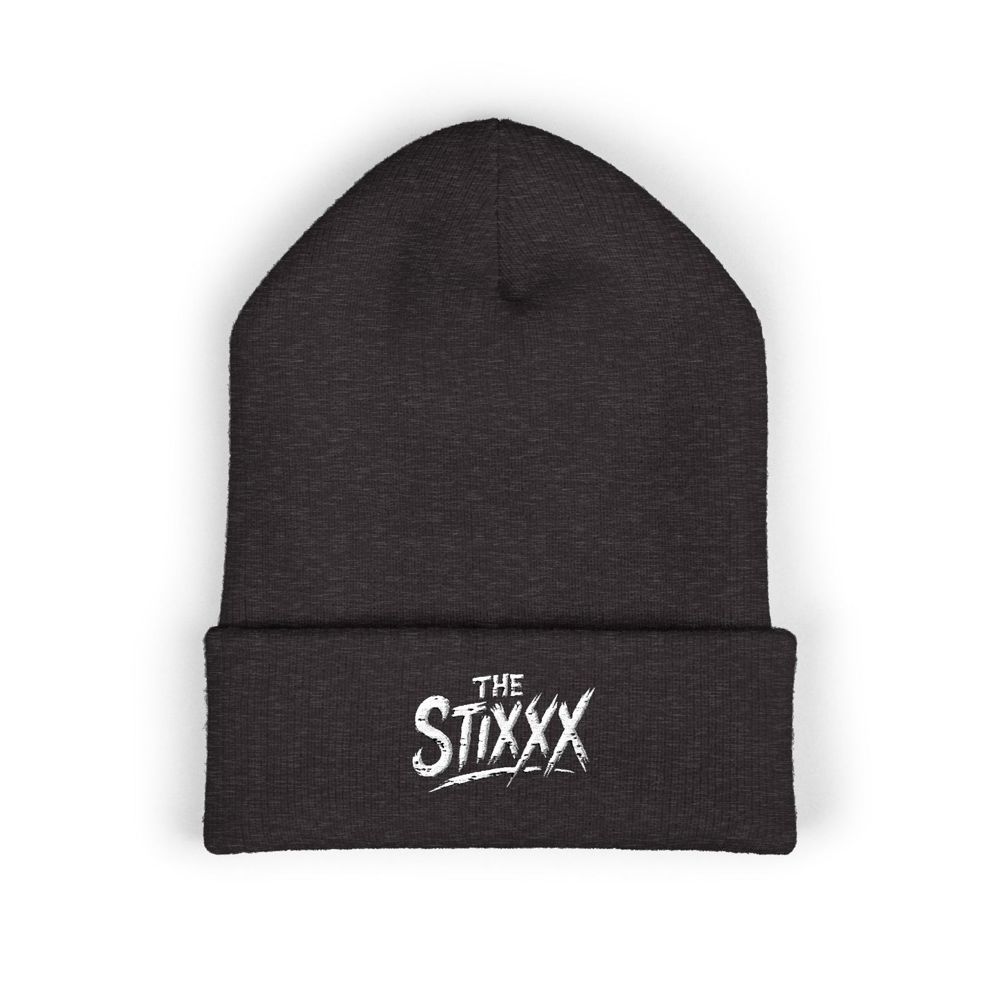 Embroidered 'The Stixxx' Classic Cuffed Beanie - Warm Knit Winter Hat