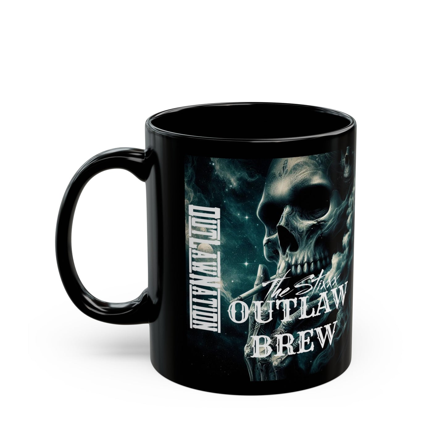 The Stixxx OutLaw Brew Black Mug (11oz, 15oz)