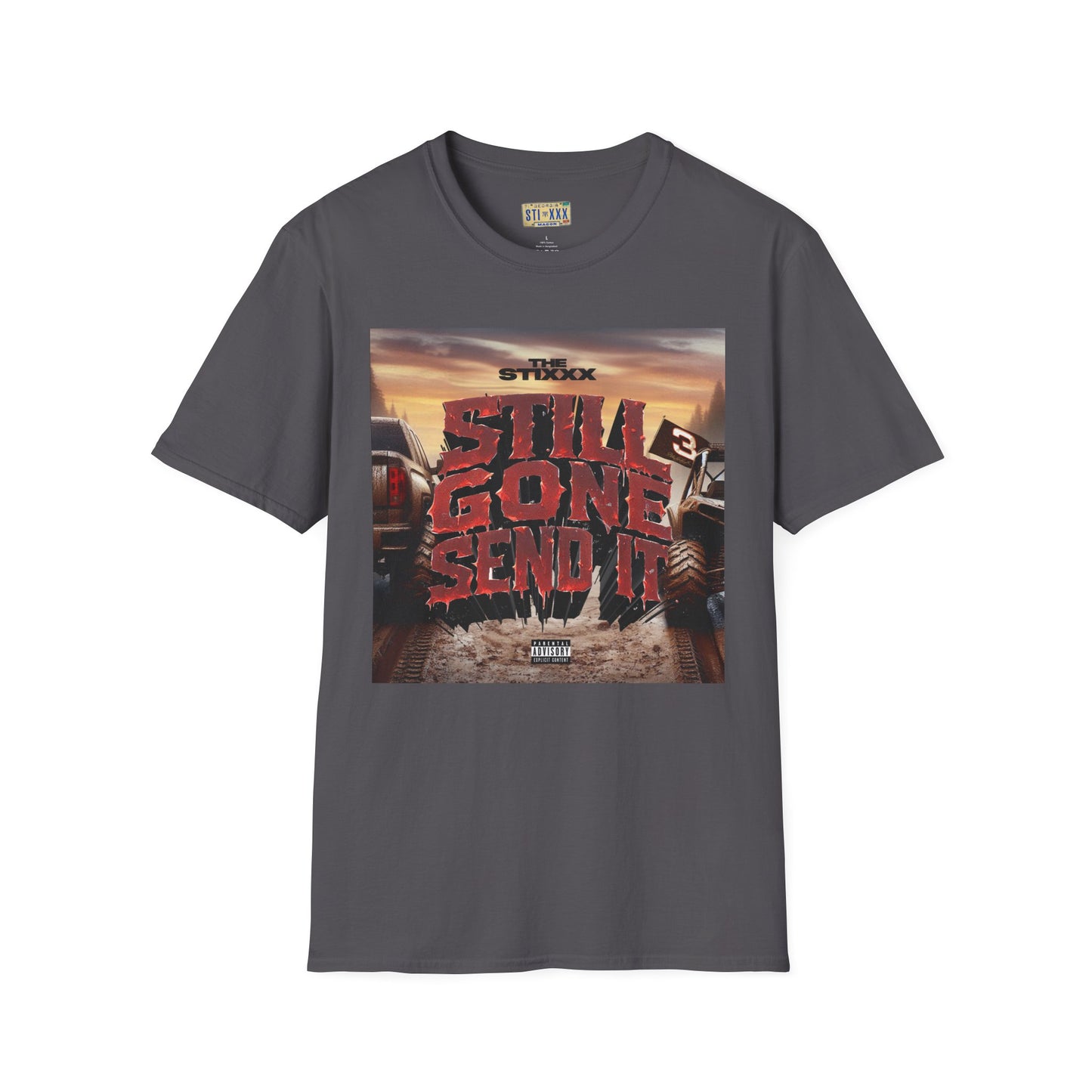 The Stixxx “Still Gone Send It” Unisex Softstyle T-Shirt - Vintage Inspired 'Still Gone Send It' Graphic Tee