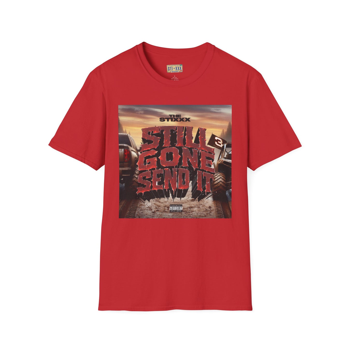 The Stixxx “Still Gone Send It” Unisex Softstyle T-Shirt - Vintage Inspired 'Still Gone Send It' Graphic Tee
