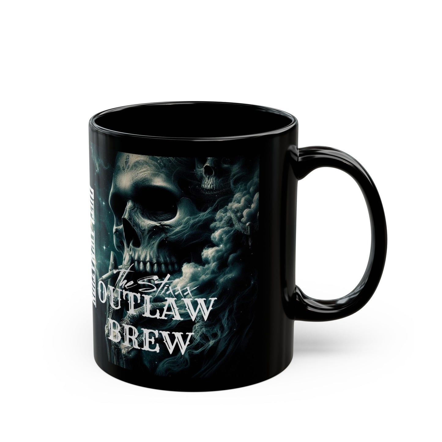 The Stixxx OutLaw Brew Black Mug (11oz, 15oz)