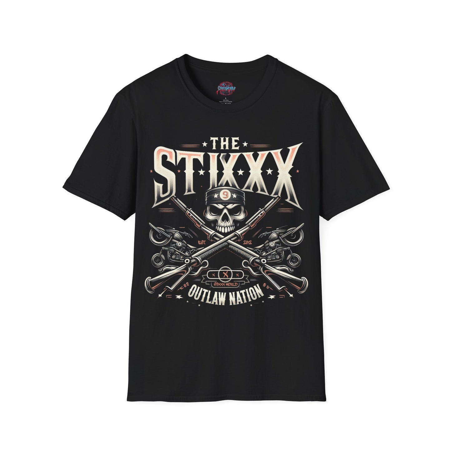 The Stixxx/Outlaw Nation #9 Unisex Softstyle T-Shirt