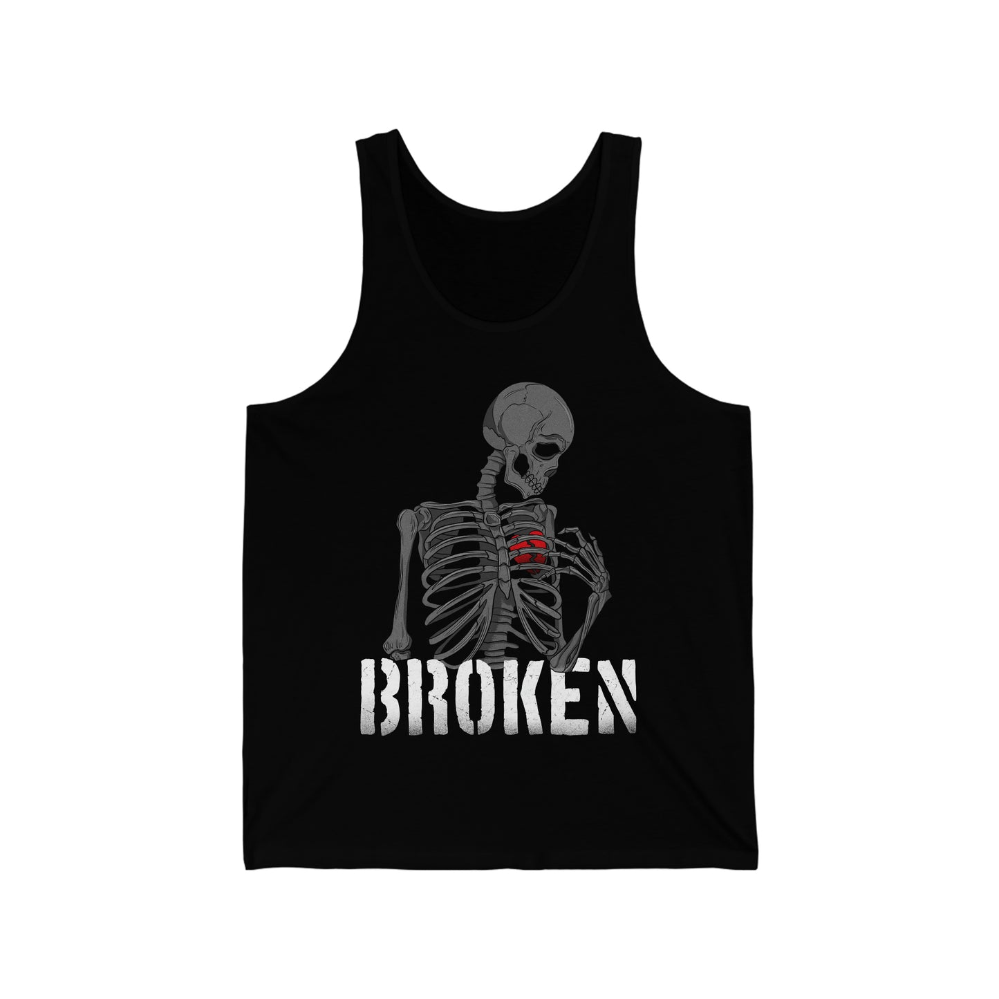 Broken Unisex Jersey Tank