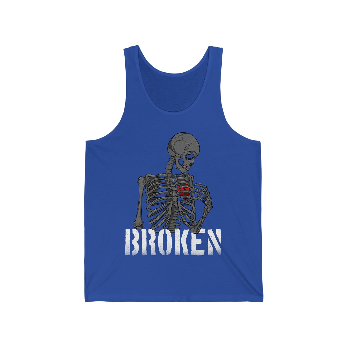 Broken Unisex Jersey Tank
