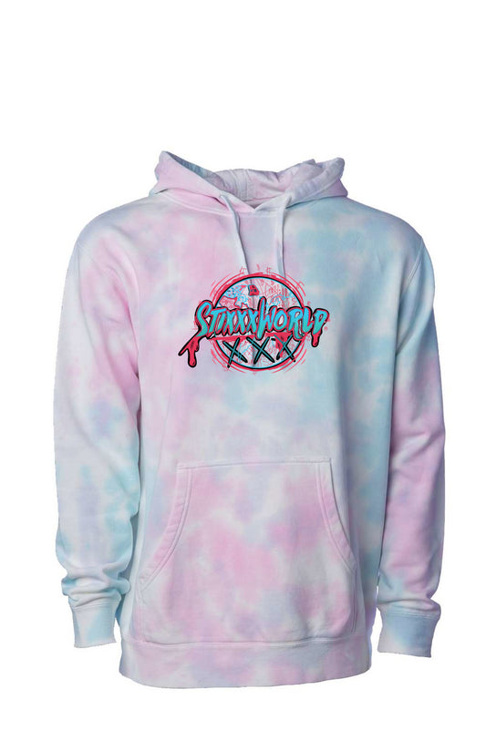 The Stixxx Tie Dye Cotton Candy Hoodie