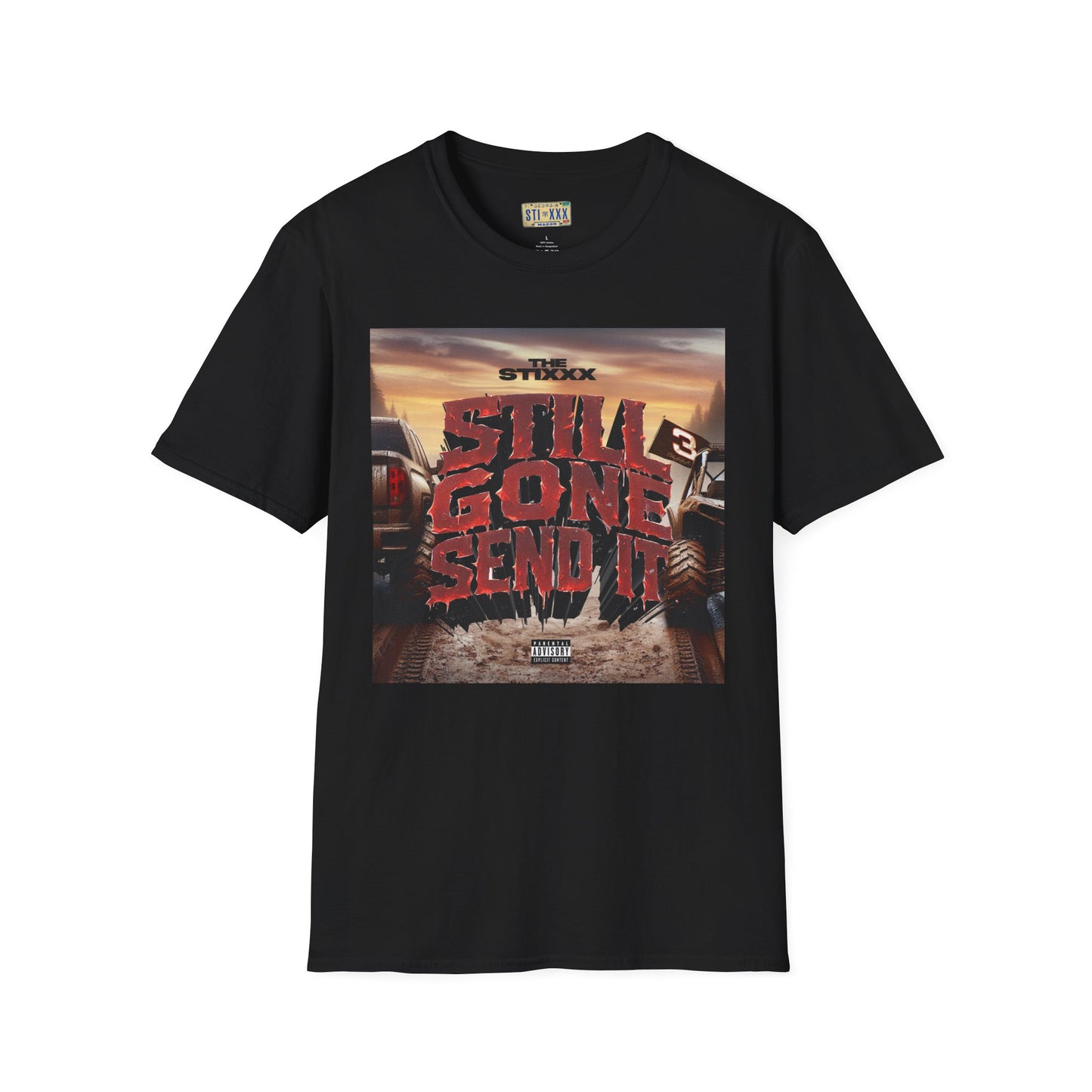 The Stixxx “Still Gone Send It” Unisex Softstyle T-Shirt - Vintage Inspired 'Still Gone Send It' Graphic Tee