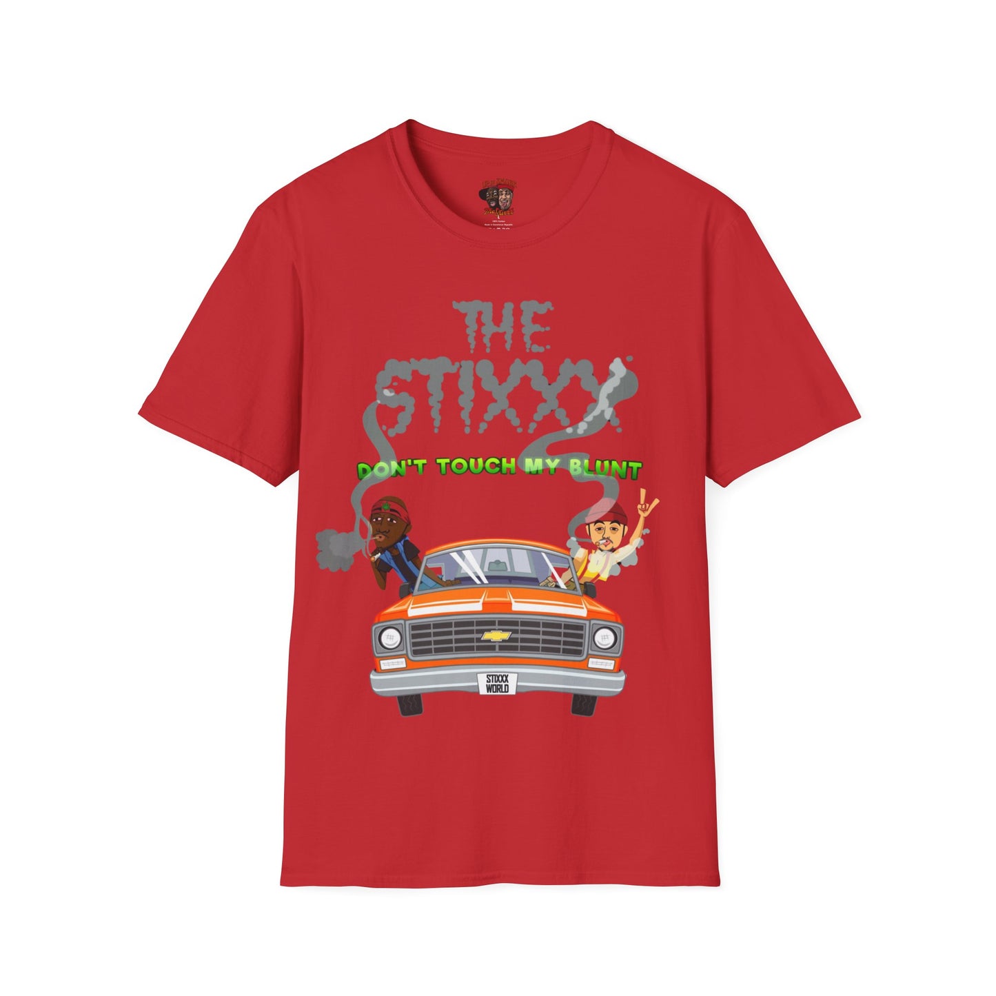 The Stixxx Up In Smoke Unisex Softstyle T-Shirt