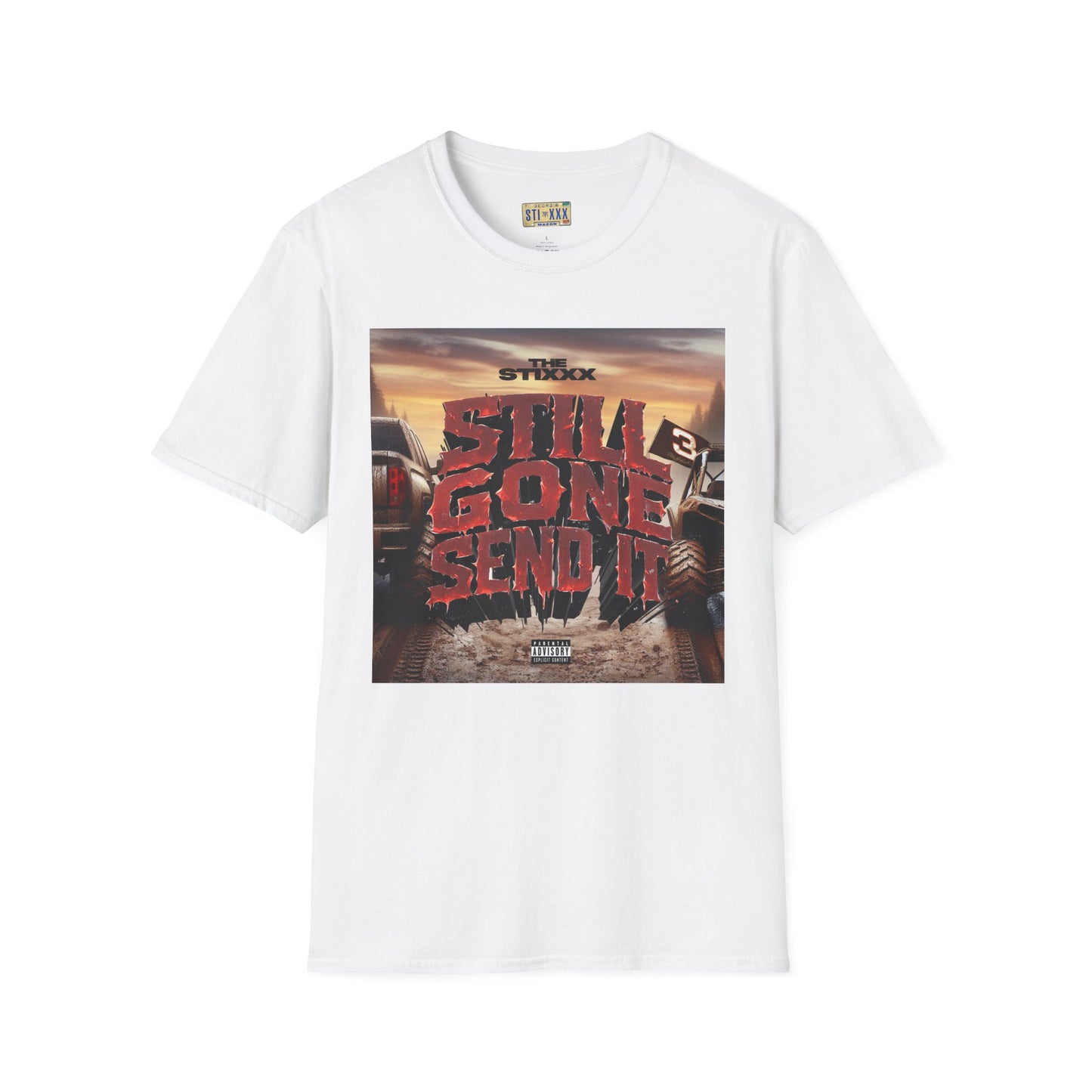 The Stixxx “Still Gone Send It” Unisex Softstyle T-Shirt - Vintage Inspired 'Still Gone Send It' Graphic Tee