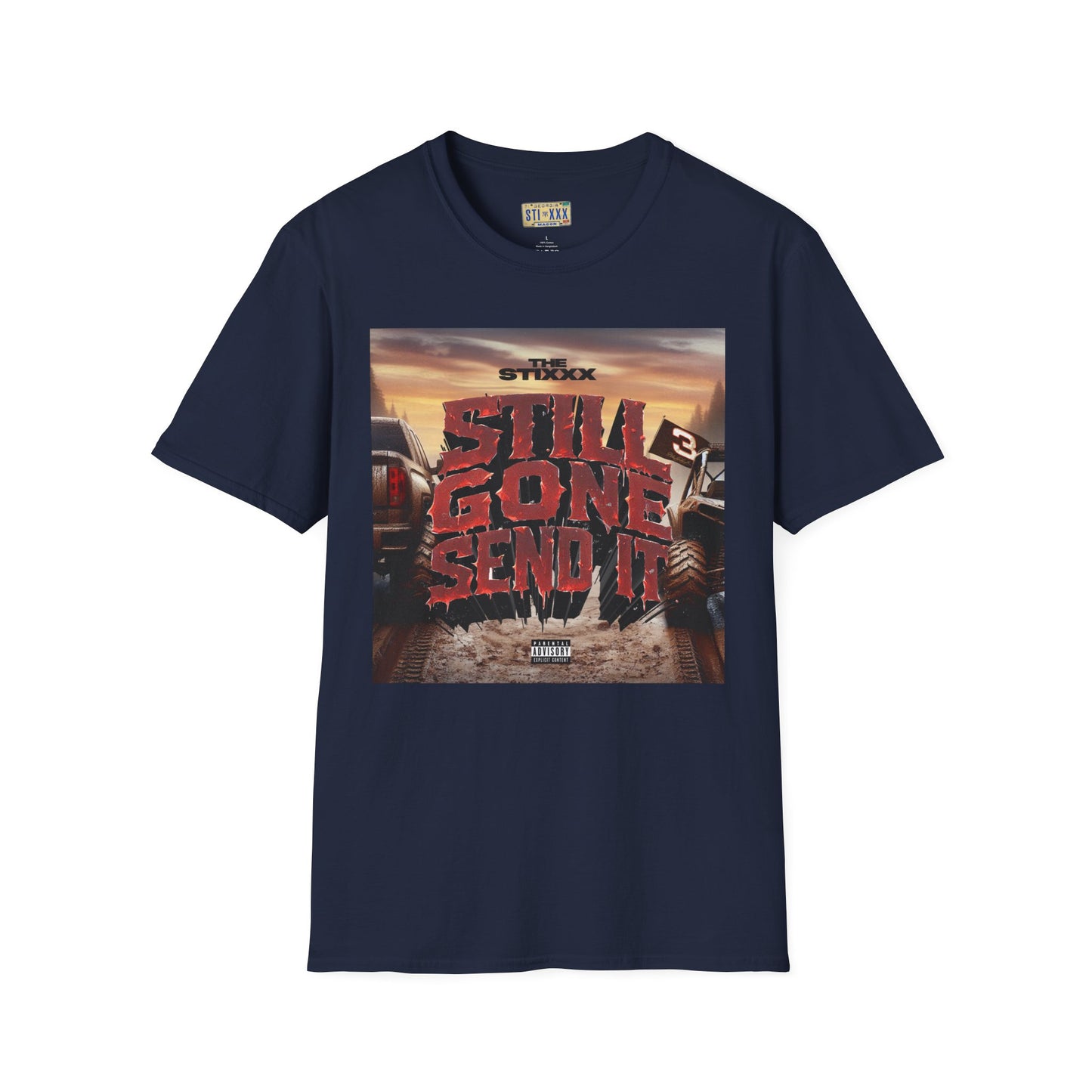 The Stixxx “Still Gone Send It” Unisex Softstyle T-Shirt - Vintage Inspired 'Still Gone Send It' Graphic Tee