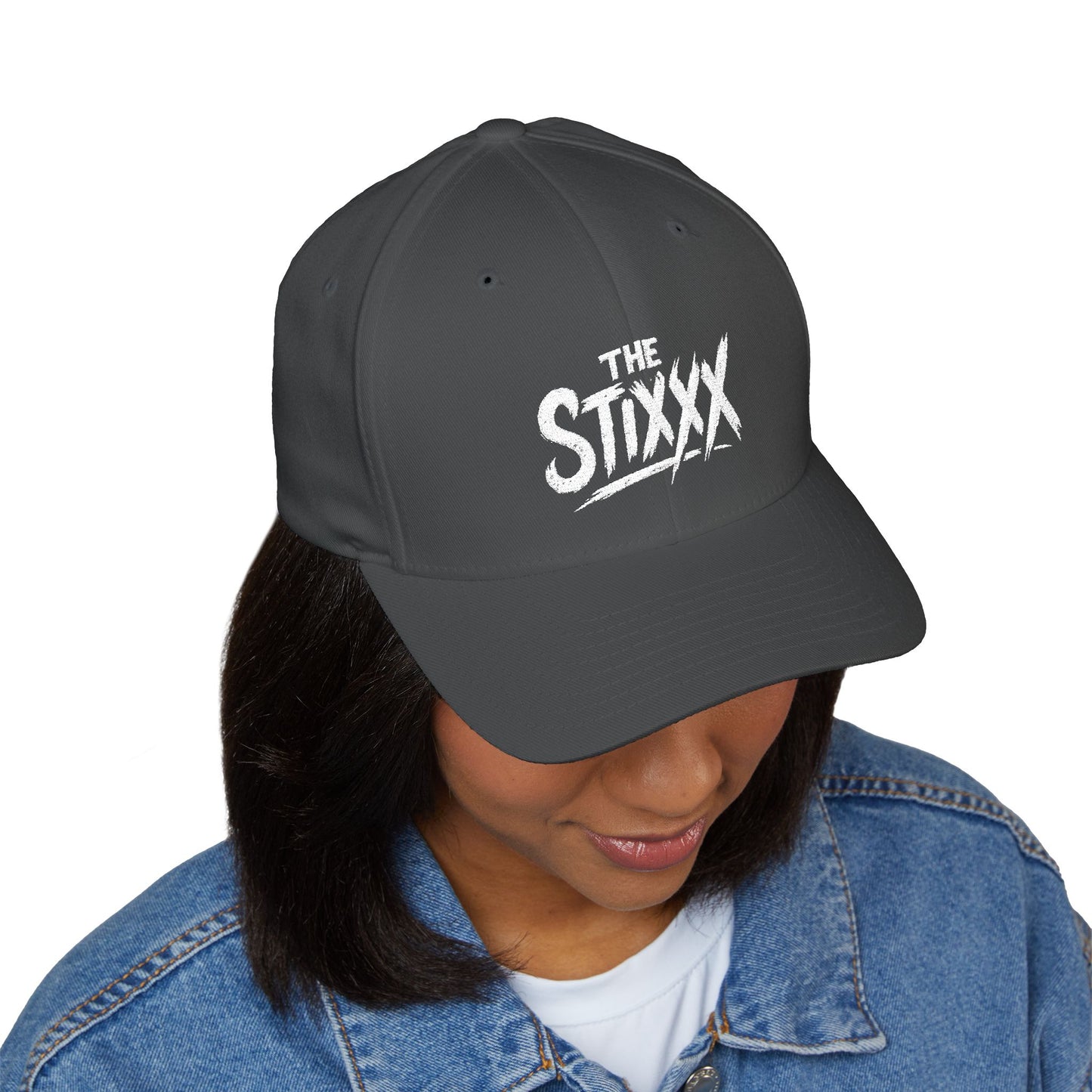 The Stixxx Flexfit Stylish Embroidered Cap for Unique Expression, Adjustable Hat, Trendy Headwear, Casual Fashion Accessory, Gift for Him/Her, Everyday Wear